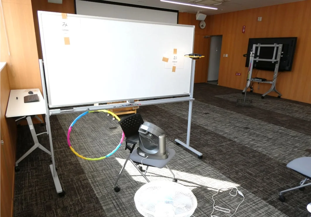 会議室の訓練風景