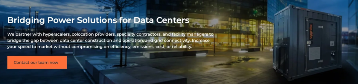 Aggreko社のコンテナ型発電装置