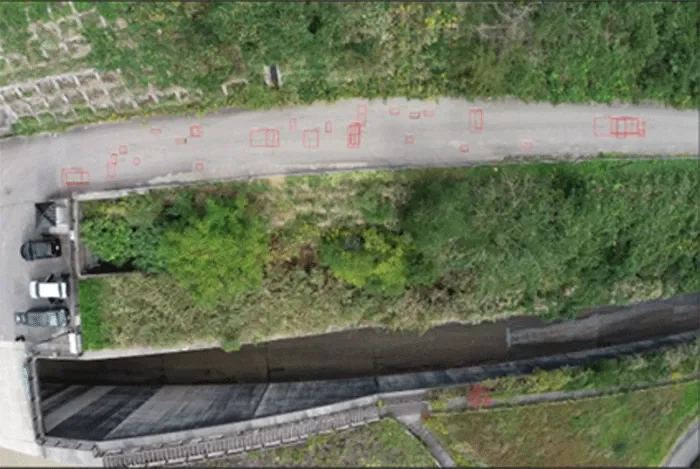 ドローンから取得した画像のAI判読