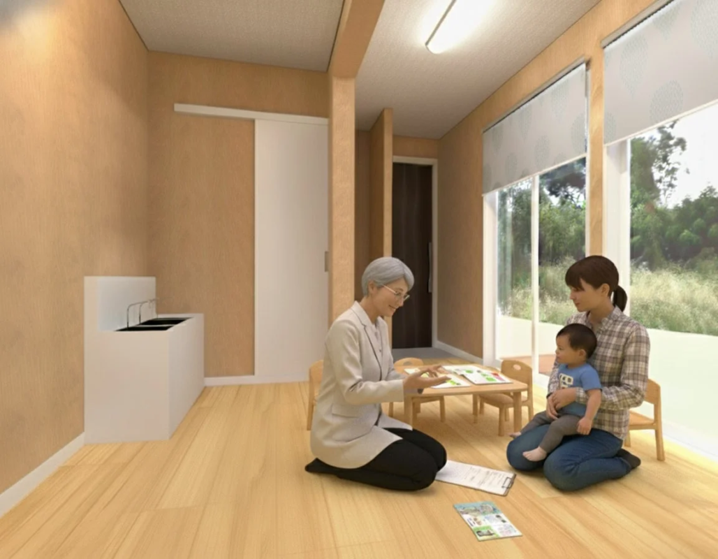 子育て相談の様子