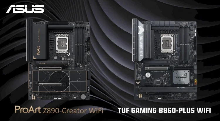 ASUS ProArt Z890-Creator WiFi、TUF GAMING B860-PLUS WIFI