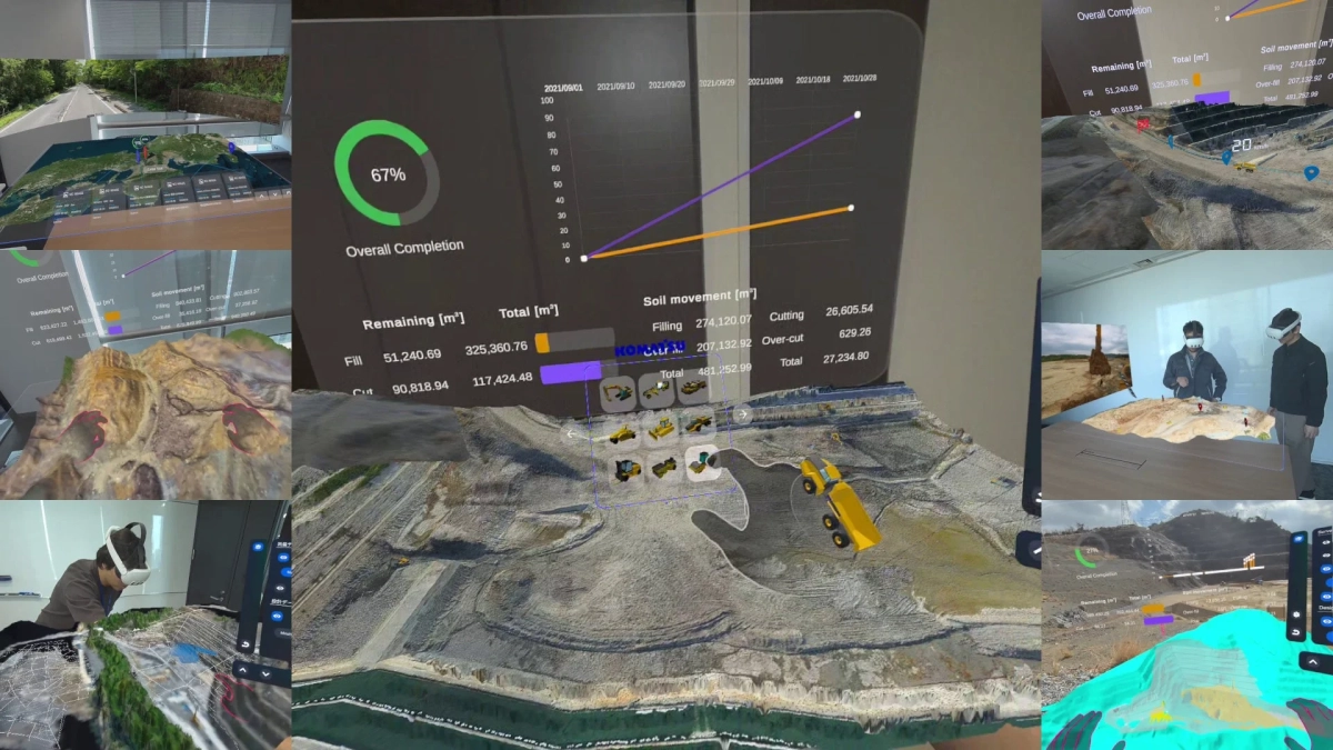 AR/VR技術を用いた建設現場のデジタル管理システム