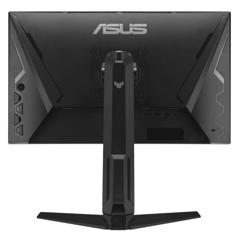 ASUS TUF GAMINGブランドのゲーミングモニターの背面