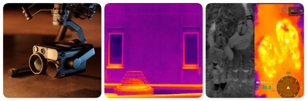 熱画像と夜間視