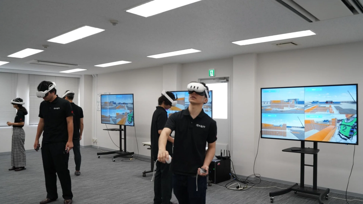 VRトレーニングの様子