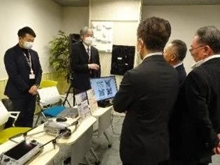 ドローンを使ったデモンストレーション