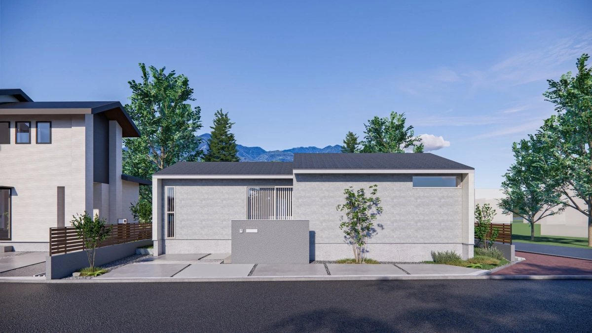 モダンな平屋住宅