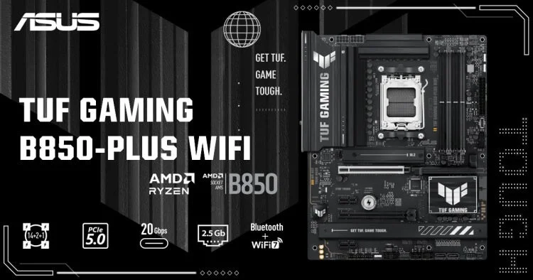 ASUS TUF GAMING B850-PLUS WIFIマザーボード