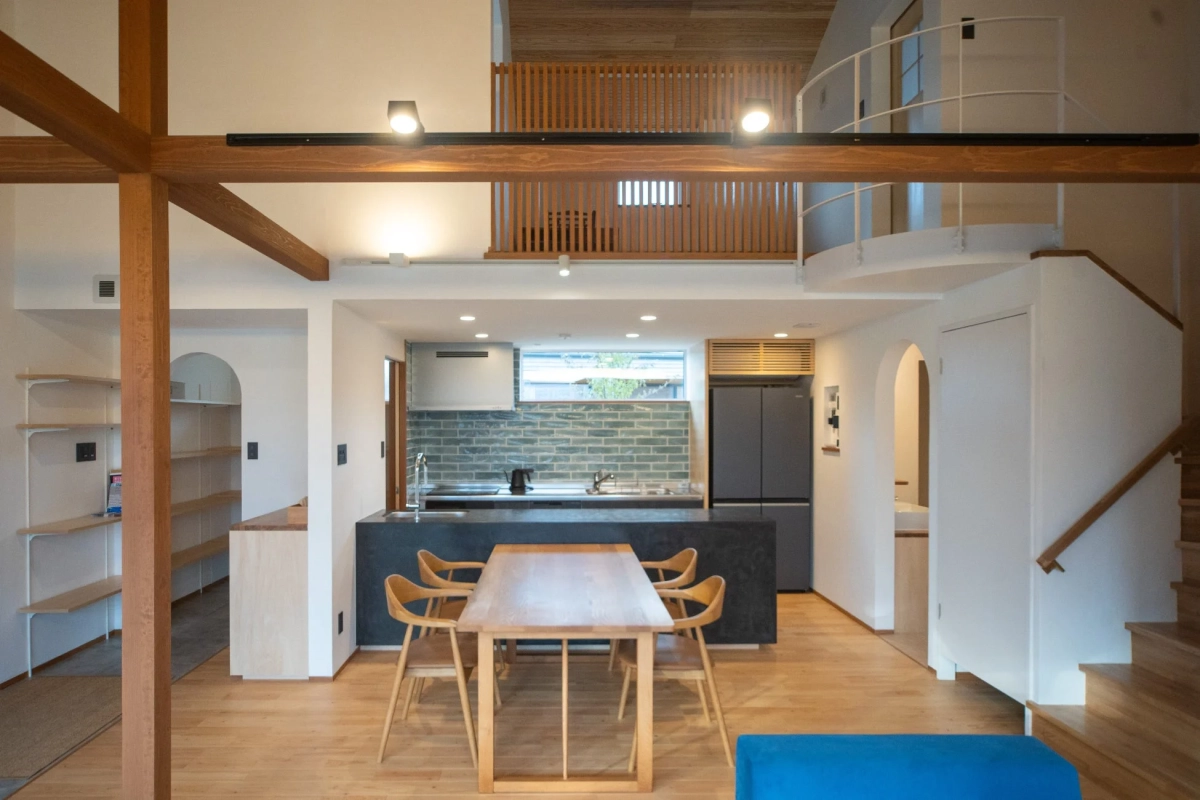 EN BASEのリビングダイニングキッチン