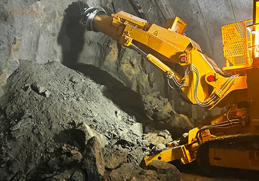 MRH-S200Gi実証試験状況(集土)