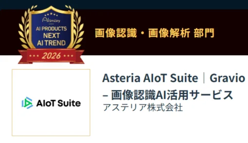 画像認識・画像解析 部門 AloT Suite Asteria AloT Suite | Gravio - 画像認識AI活用サービス アステリア株式会社