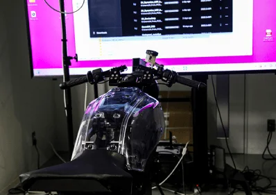 二輪シミュレーターの試作