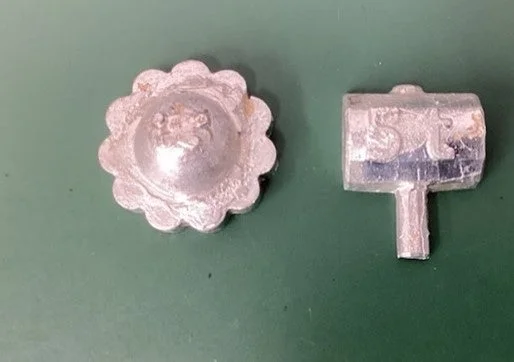 完成した鋳造品