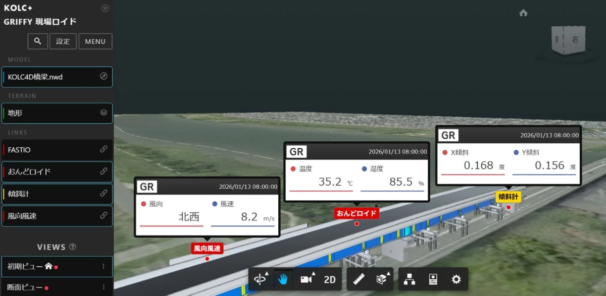 KOLC＋でのデータ連携イメージ
