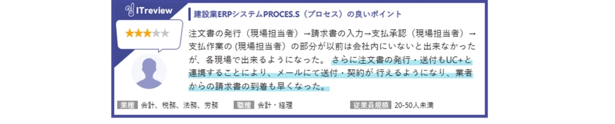 PROCES.Sの良いポイント(現場担当者の業務改善)