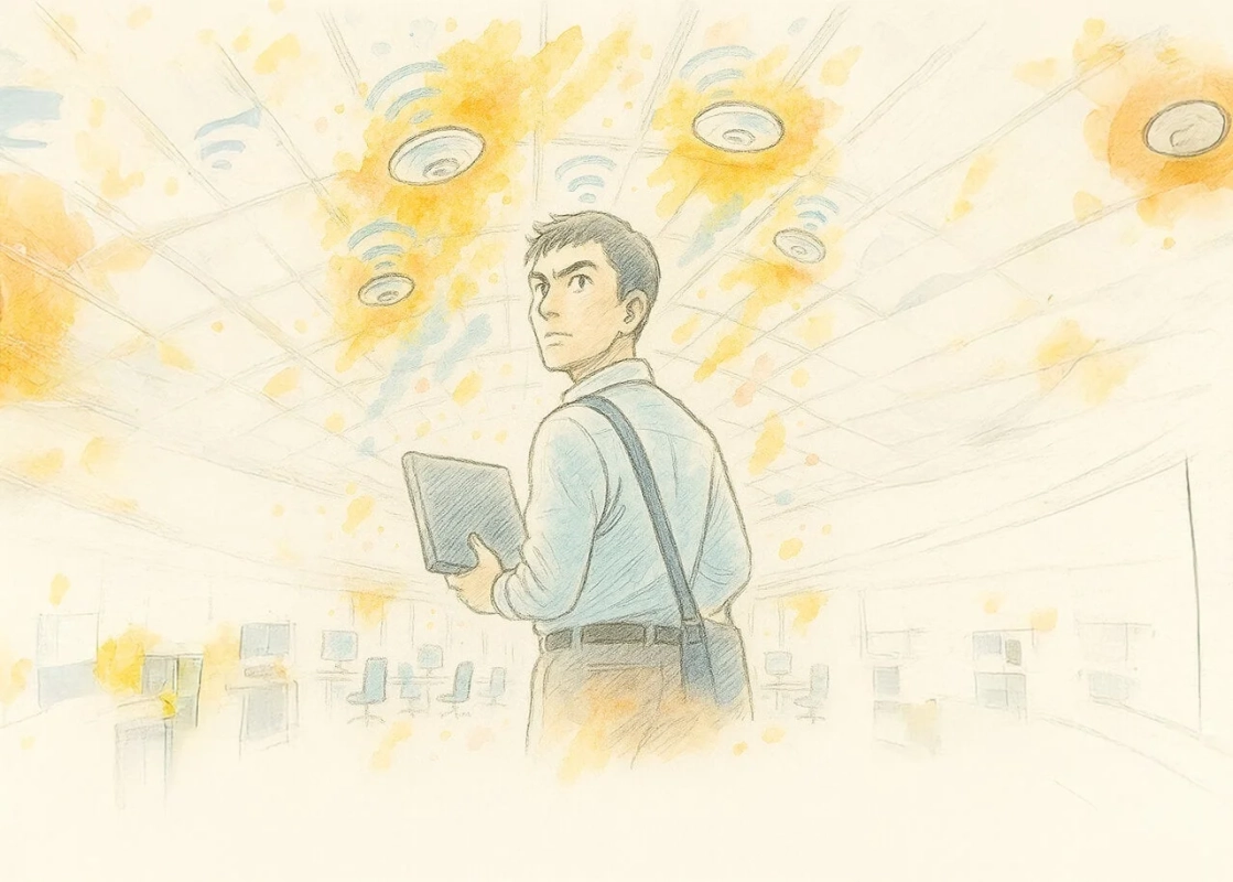 無線LANサイトサーベイのイメージ