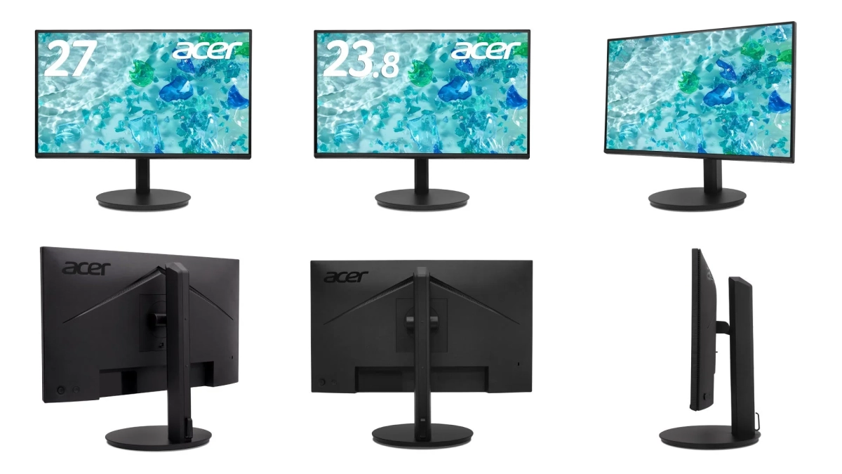 Acerブランドの27インチと23.8インチモニター