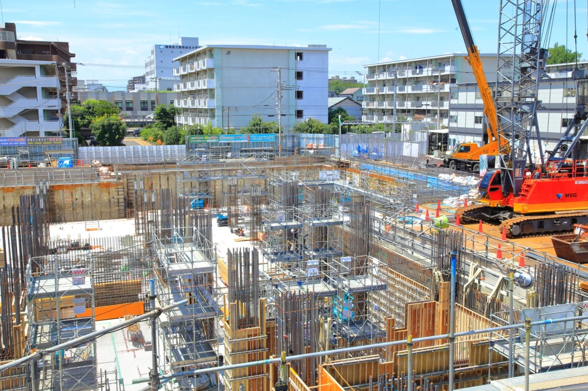 建設現場の様子