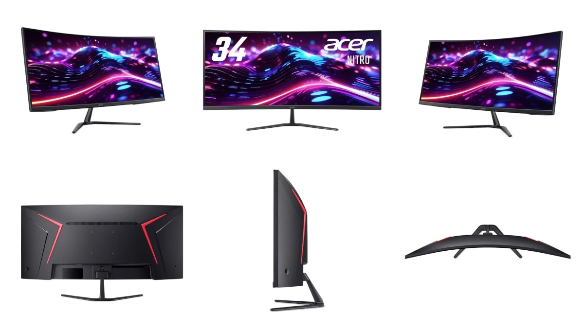Acer Nitro 34インチ湾曲ゲーミングモニター