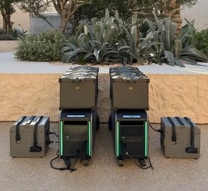 ポータブル電源ステーションとドローン関連機材