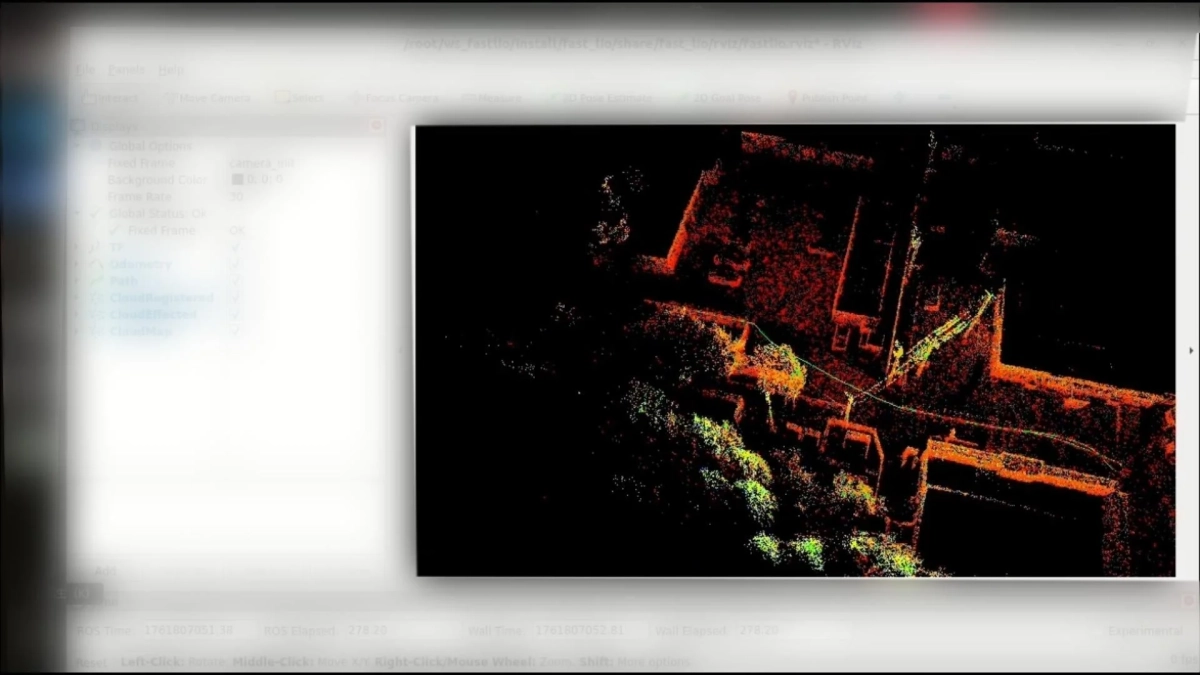 3D点群データ視覚化画面