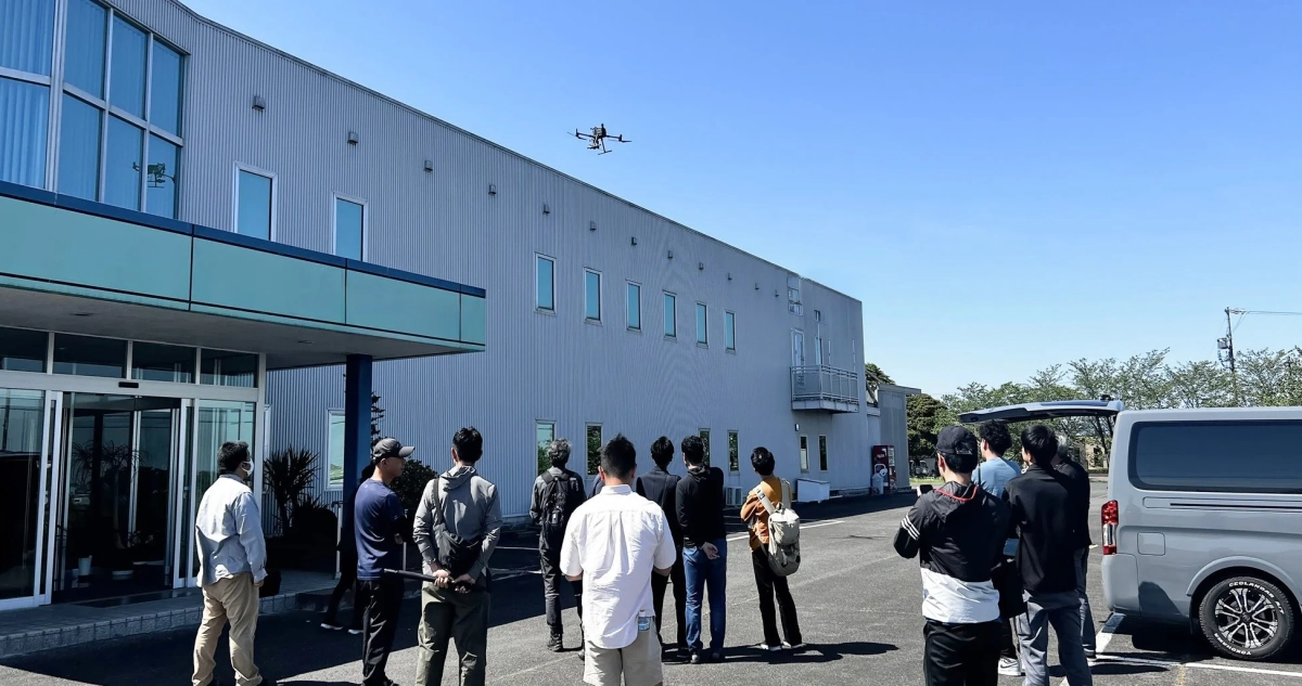 ドローンのデモンストレーション