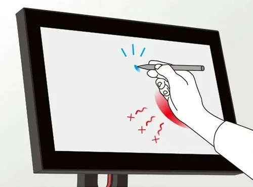 パームリジェクション機能