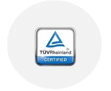 TÜV Rheinland CERTIFIEDロゴ
