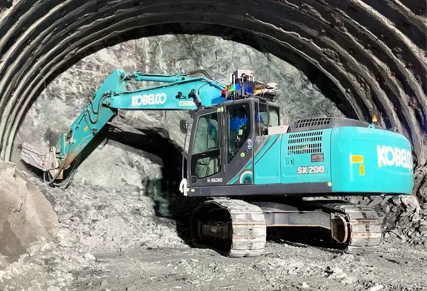 あたり取りの自動運転状況(1)