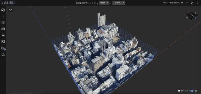 3Dマップ機能のイメージ