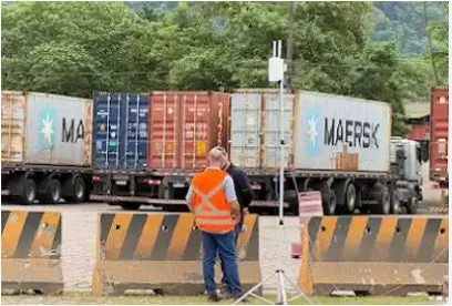 コンテナヤードの様子