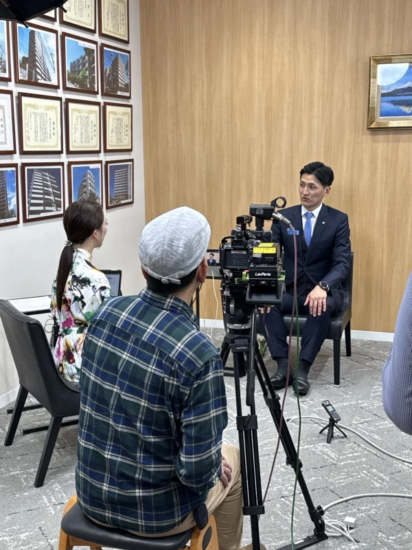 インタビュー風景