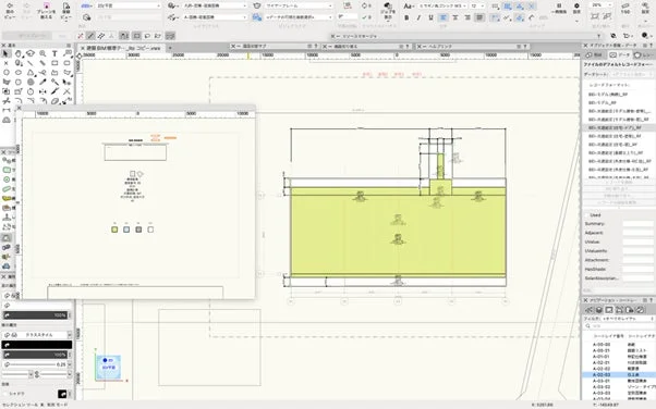 建築設計ソフトウェアの画面キャプチャ