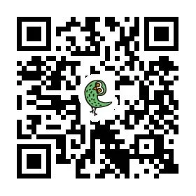 QRコードとフクロウのキャラクター