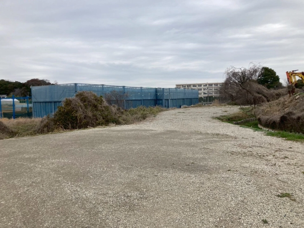 測量対象の更地