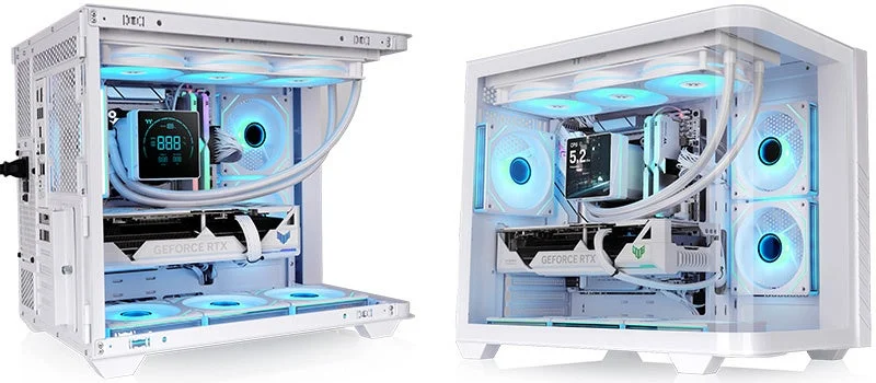 冷却性能と拡張性を示すPCケース