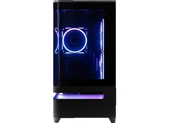 PCケース内部、青いライティング