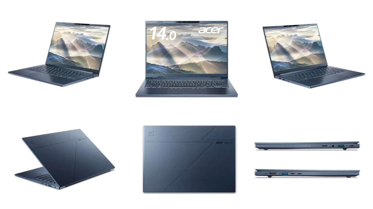 Acer Swift Go 14 AIのポート類