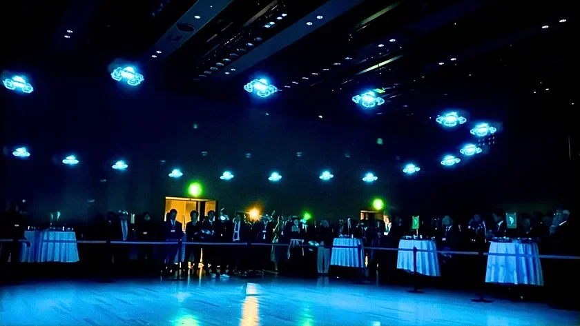 ドローンショーの様子2