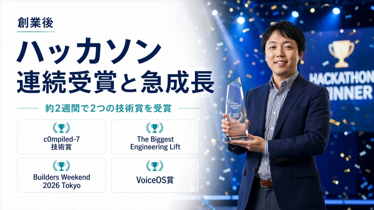 ハッカソン連続受賞