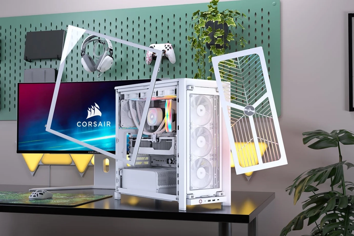 カスタマイズされたPC内部