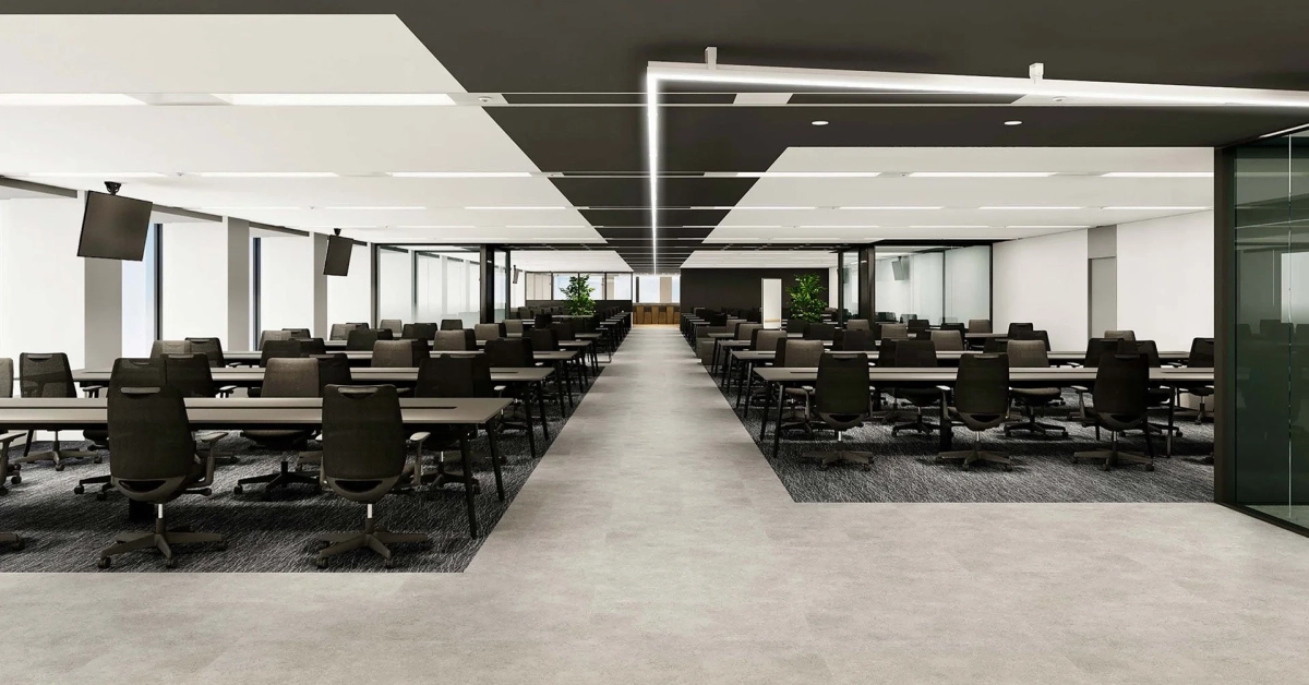 モダンなオープンオフィス