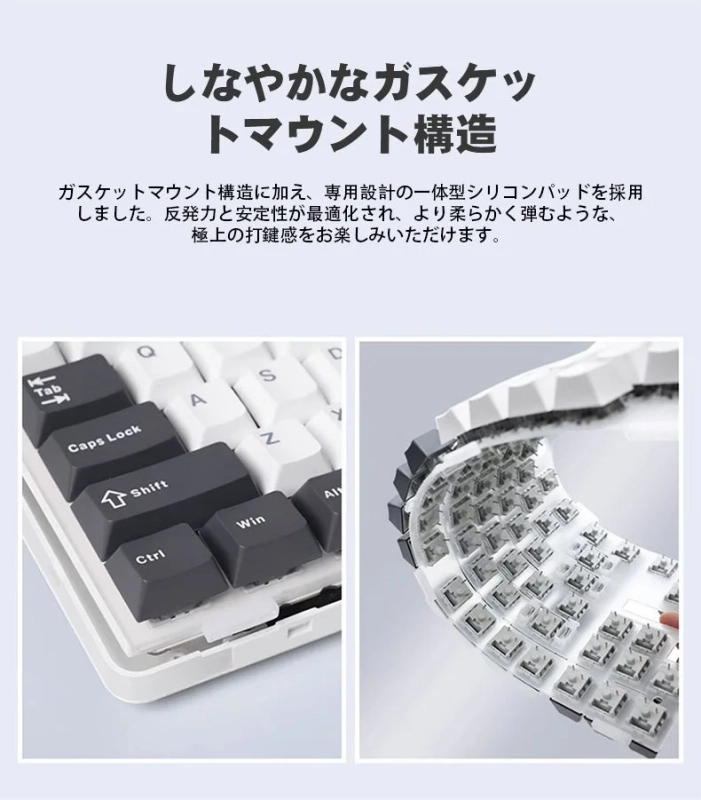 ガスケットマウント構造