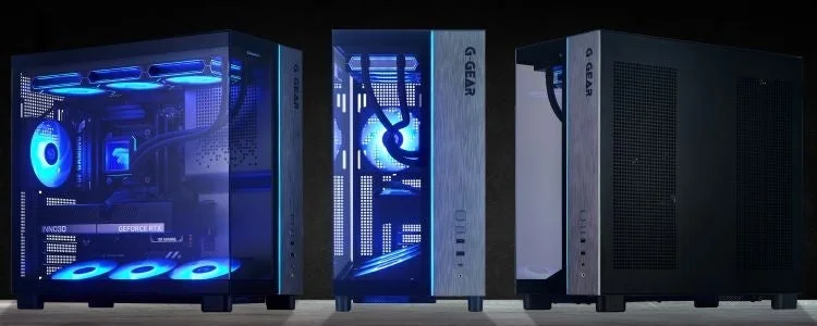 ピラーレスデザインのPCが並ぶ