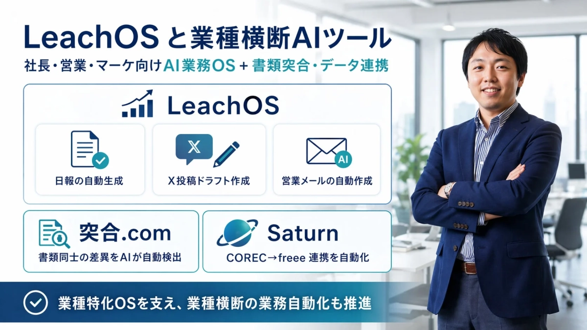 LeachOSと業種横断AIツール
