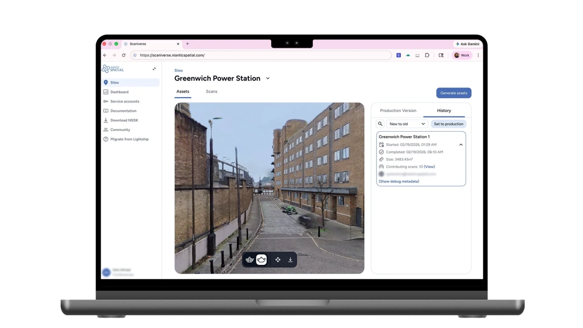 ウェブアプリでのデータ管理画面