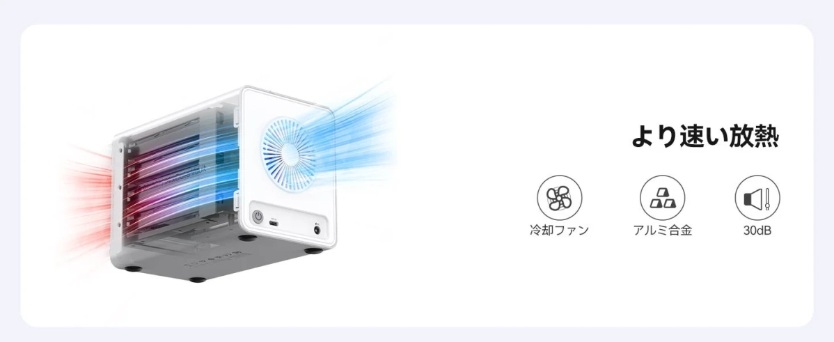 冷却ファンとアルミ合金