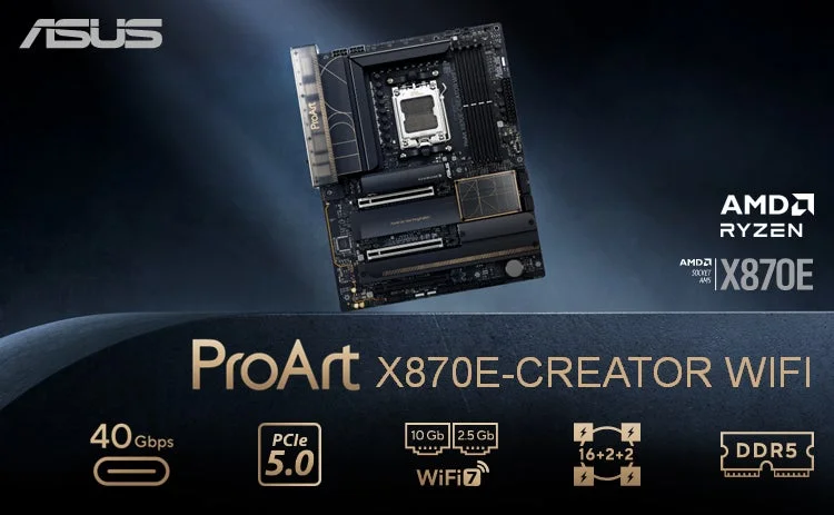 ASUS ProArt X870E-CREATOR WIFIマザーボード