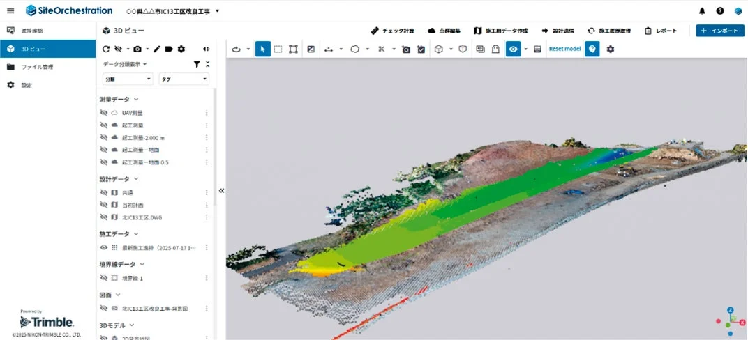 SiteOrchestrationの3Dビュー画面