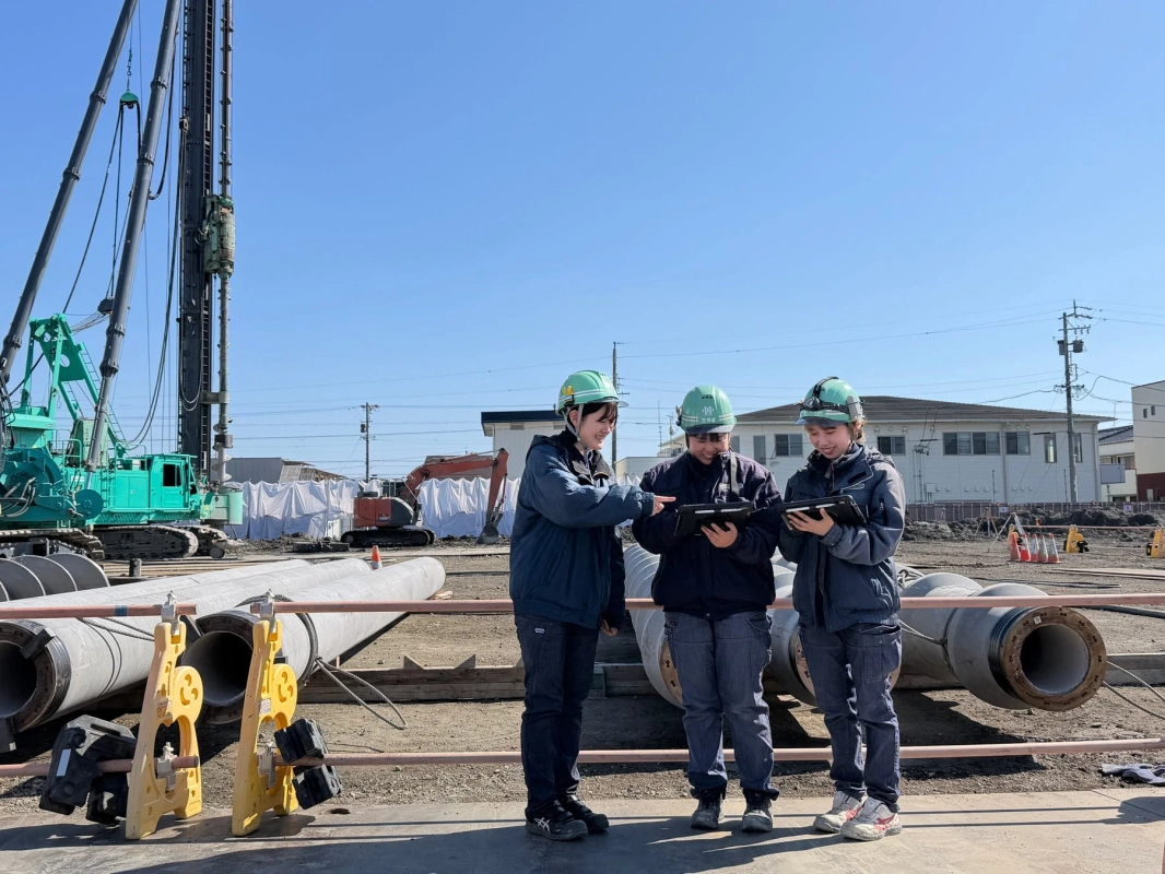 建設現場でのAI活用イメージ